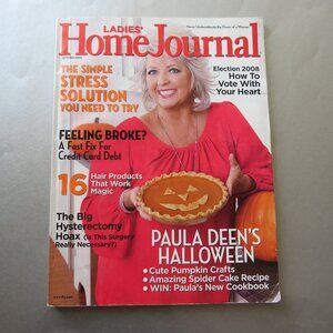 Ladies’ Home Journal Paula Deen’s Halloween Magazine October 2008